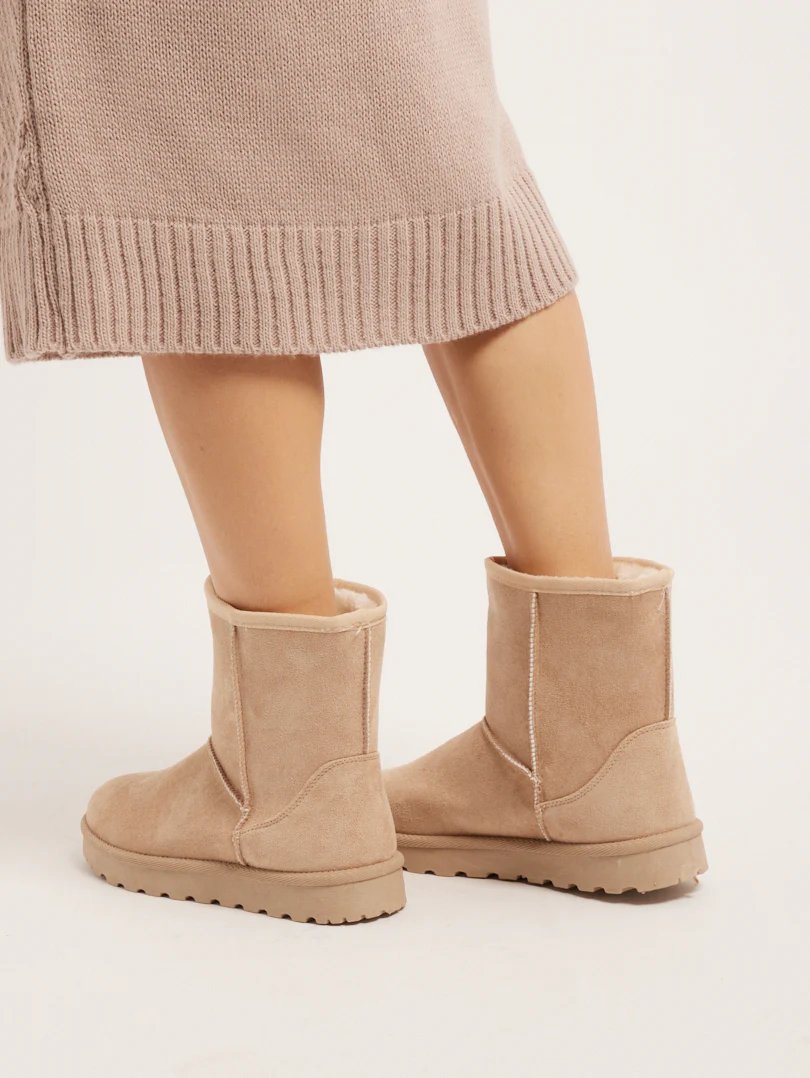 Bottes fourées mi hautes