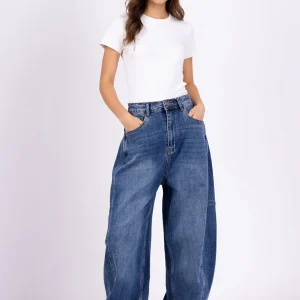 Jean Loose Large Bleu