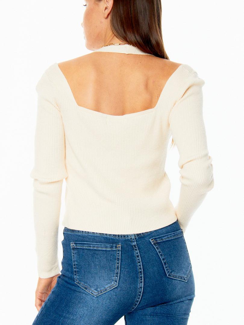 Gilet maille fine dos nu – Image 8