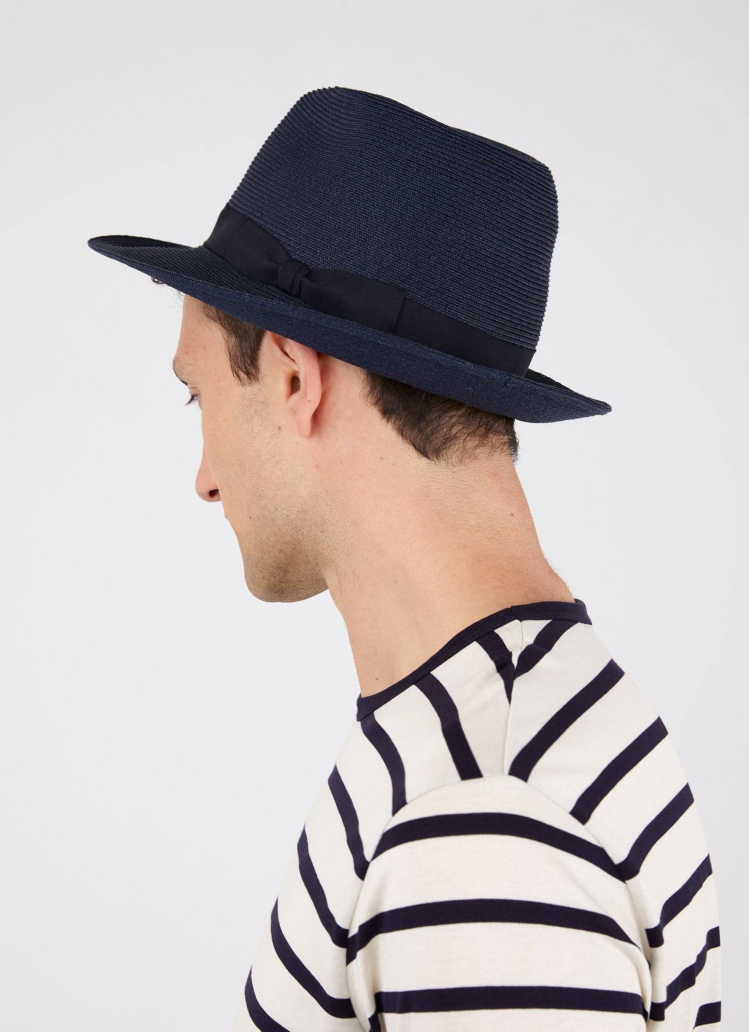 Kijima Takayuki Paper Hat in Navy – Image 5