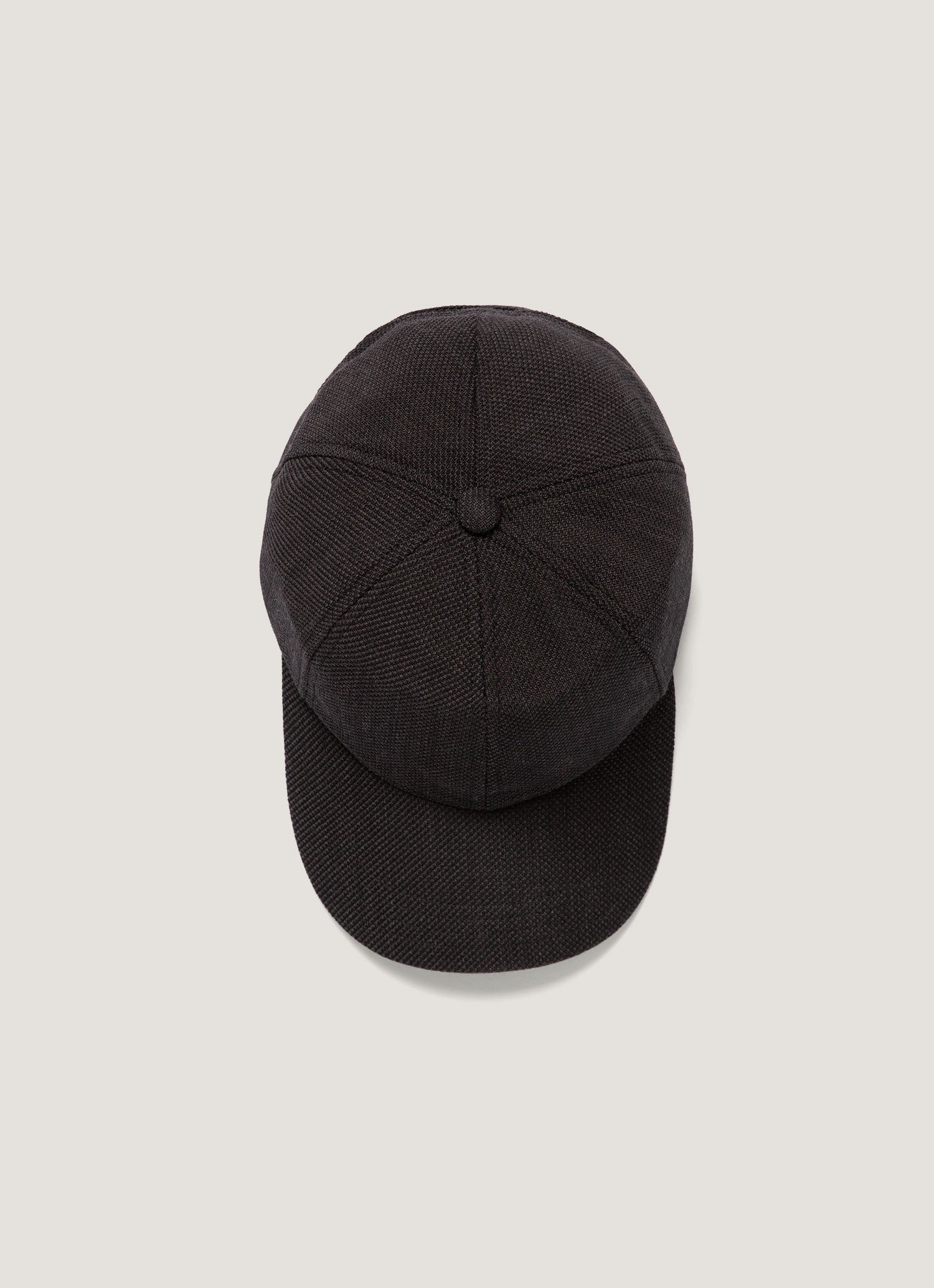 Men&rsquo;s Textured Wool Cap in Truffle