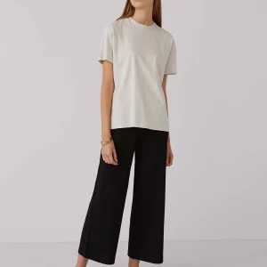 Women's Boy Fit T-shirt in Archive White Melange