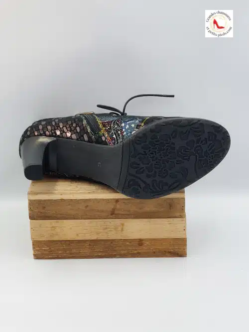 Bottines Alcbaneo Noir Bleu – Image 5