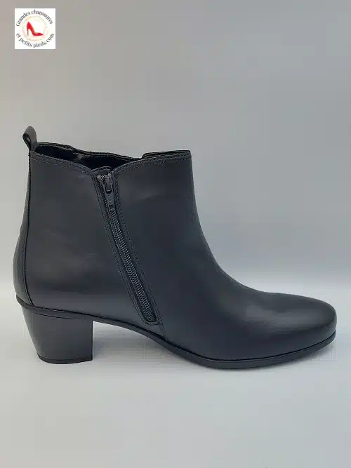 Bottines Cuir Noir – Image 3