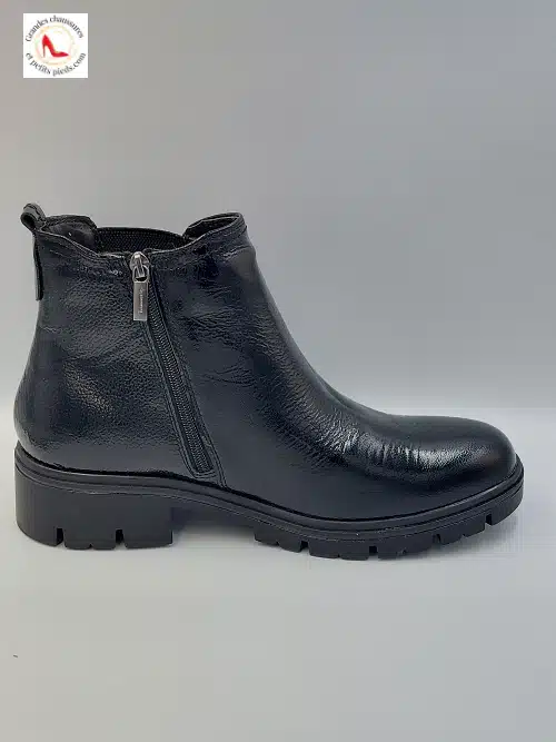 Boots Noir Vernis Cuir – Image 3