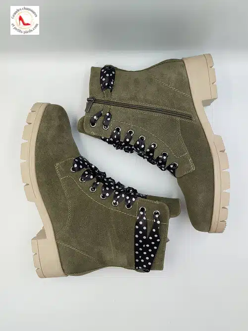 Boots Kaki Cuir – Image 5