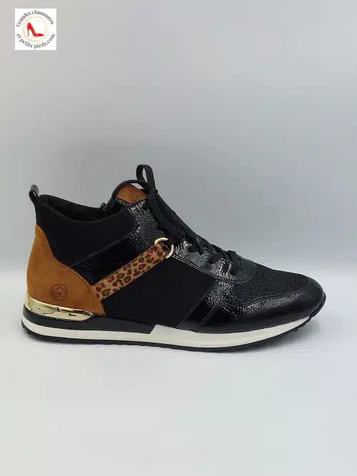 Sneakers Noires et Camel