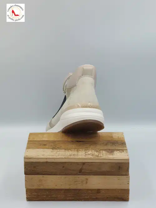 Sneakers Beiges Noires – Image 7