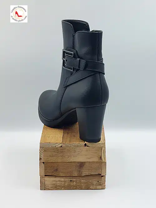 Bottines Noir Cuir – Image 6