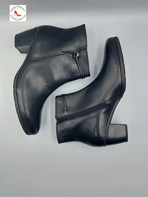Bottines Noires Cuir Lisse – Image 5