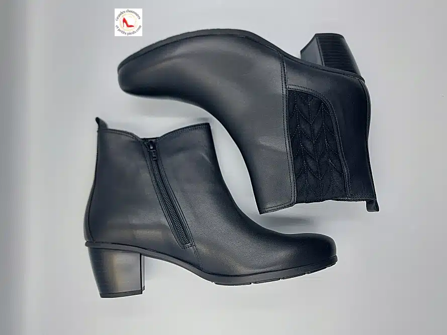 Bottines Cuir Noir – Image 5