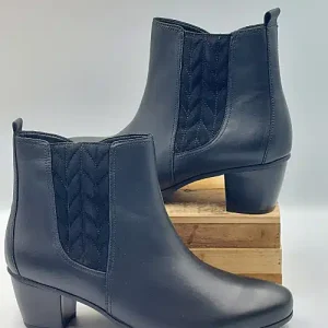 Bottines Cuir Noir