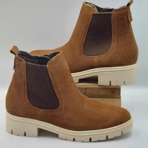 Boots « Cognac » Cuir Retourné