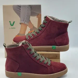 Baskets Montantes Végan Bordeaux