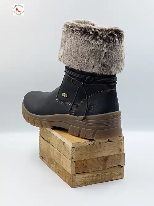 Bottines Noires Fourrure Synthétique – Image 8