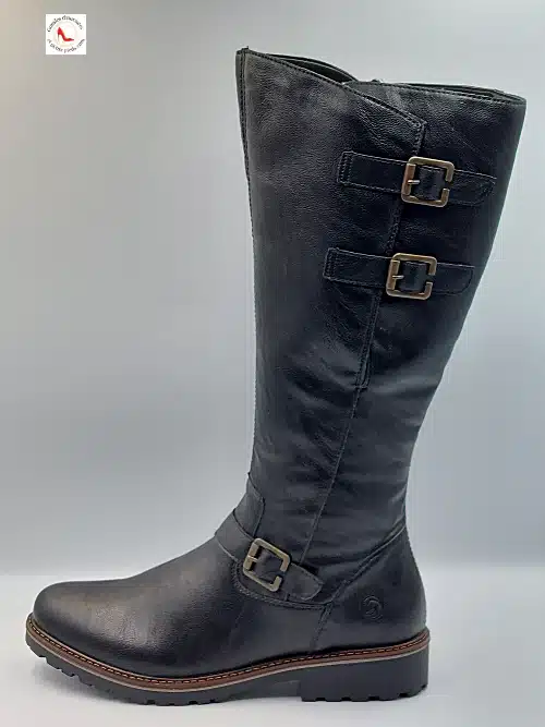 Bottes Noires Similicuir Souple – Image 3