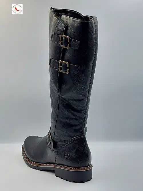 Bottes Noires Similicuir Souple – Image 5