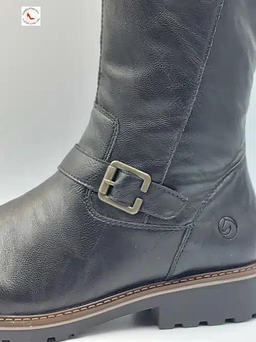 Bottes Noires Similicuir Souple – Image 7