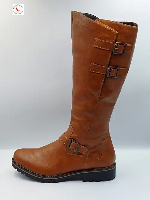 Bottes Marron Similicuir Souple – Image 3
