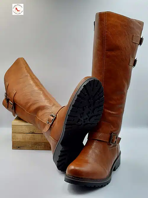 Bottes Marron Similicuir Souple – Image 6
