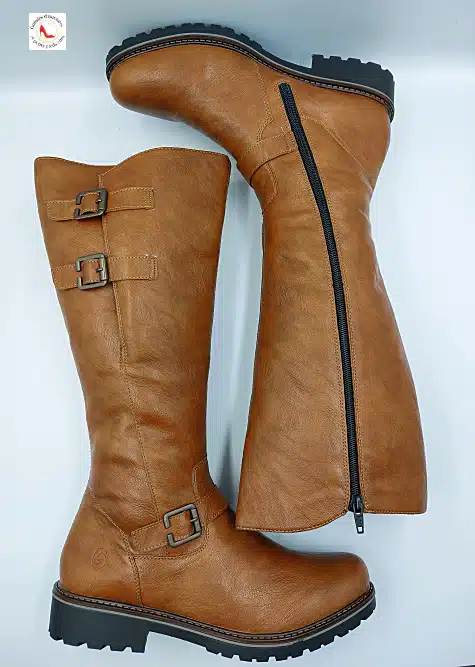 Bottes Marron Similicuir Souple – Image 8