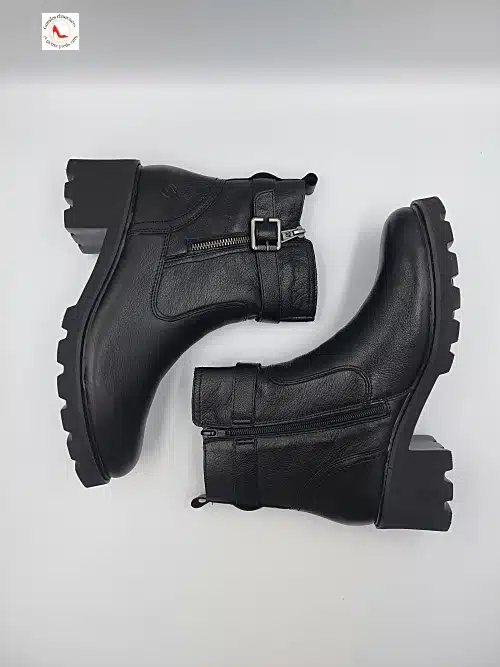Bottines Cuir Souple Noir – Image 5