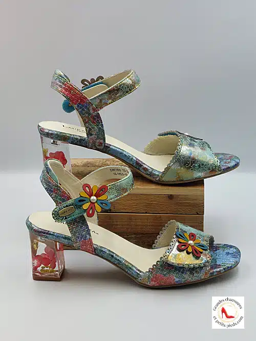 Sandale Chic Bleu ou Rose – Image 5