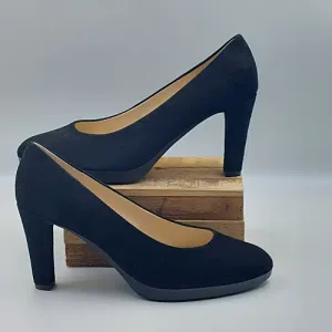 Escarpins Noirs Cuir Suédé