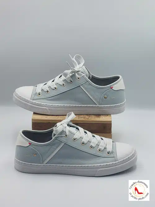 Basket Toile Vert Pastel
