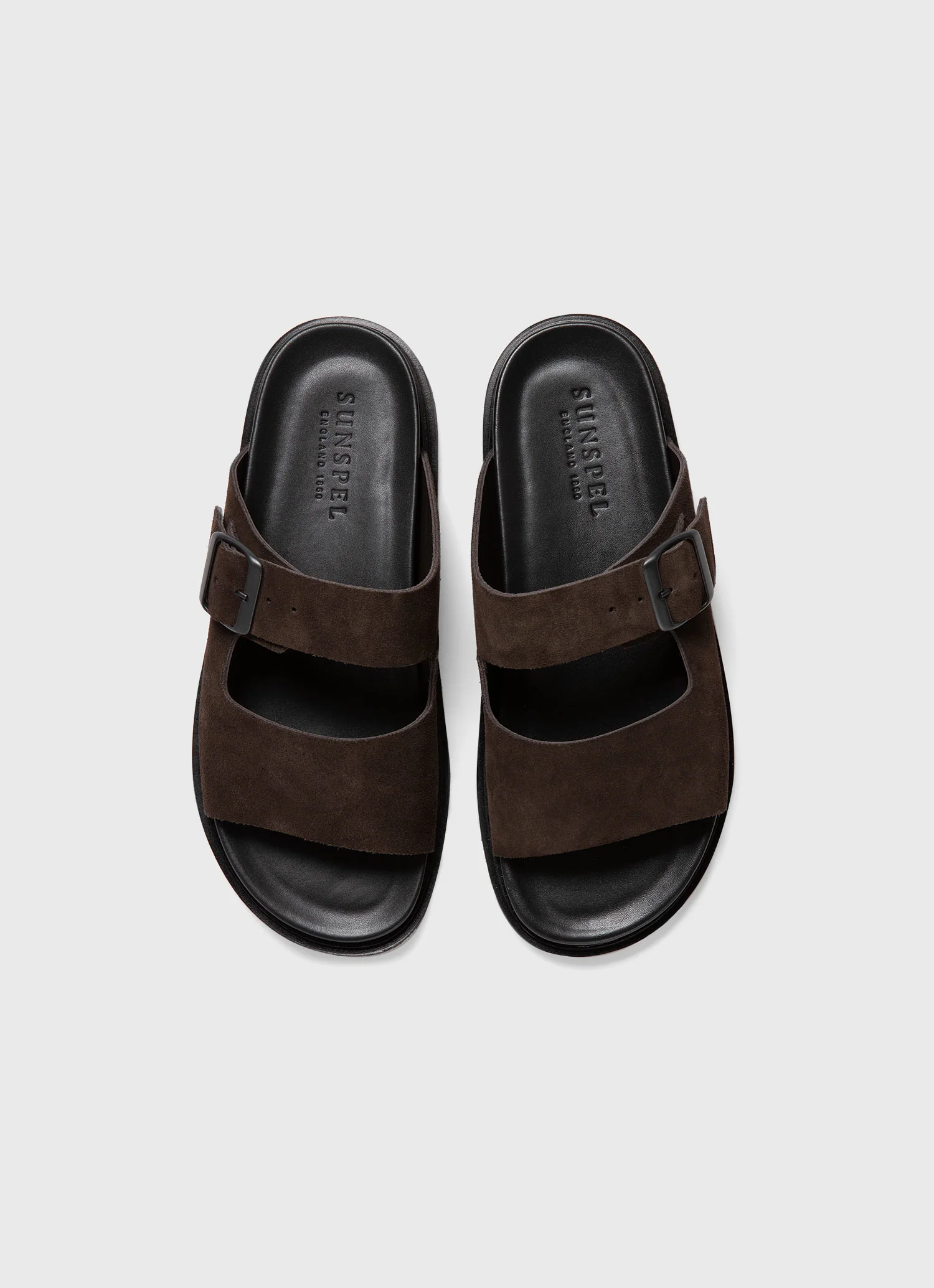 Men's Buckle Slider in Brown – Image 4