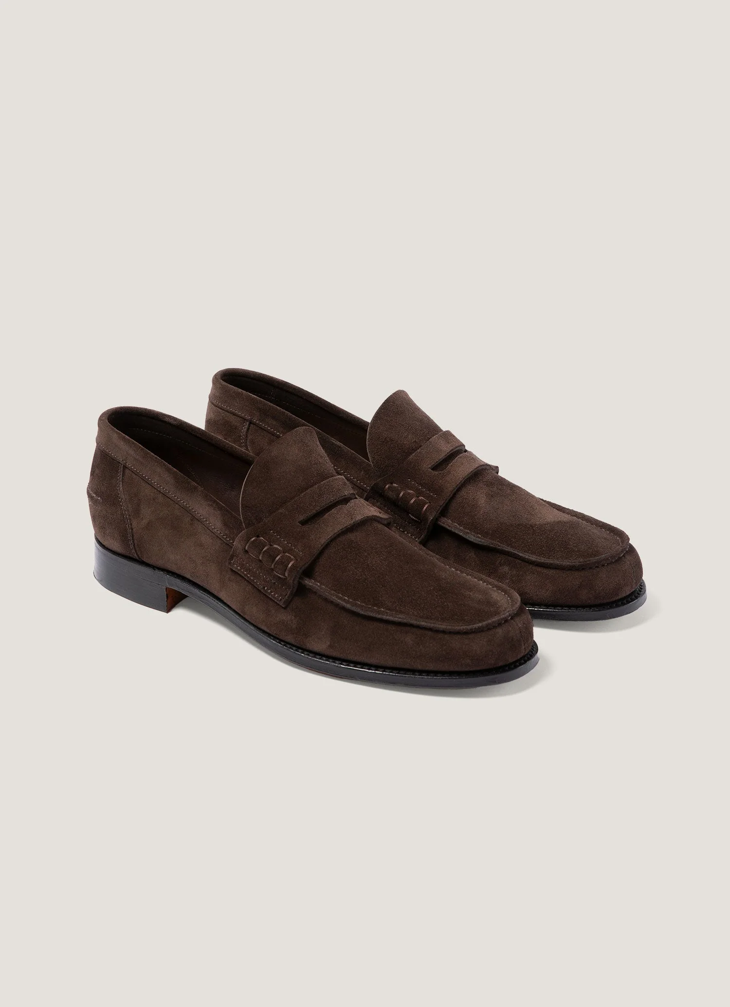 Men&rsquo;s Suede Loafer in Brown