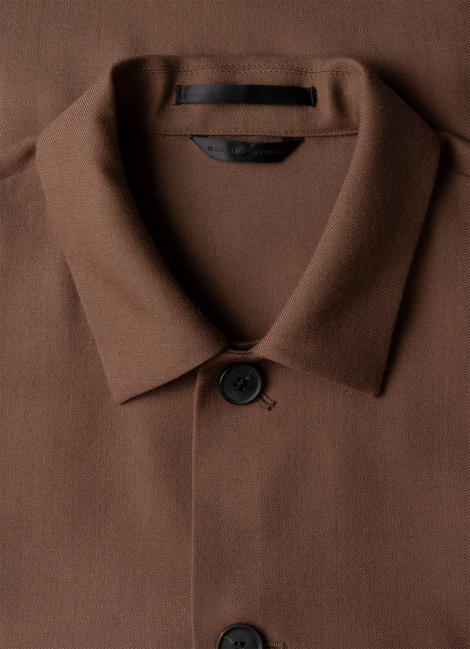 Men's Wool Twill Jacket in Light Brown – Image 4