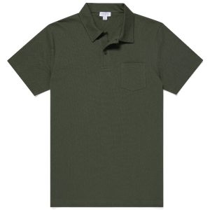 Men's Riviera Polo Shirt in Dark Khaki
