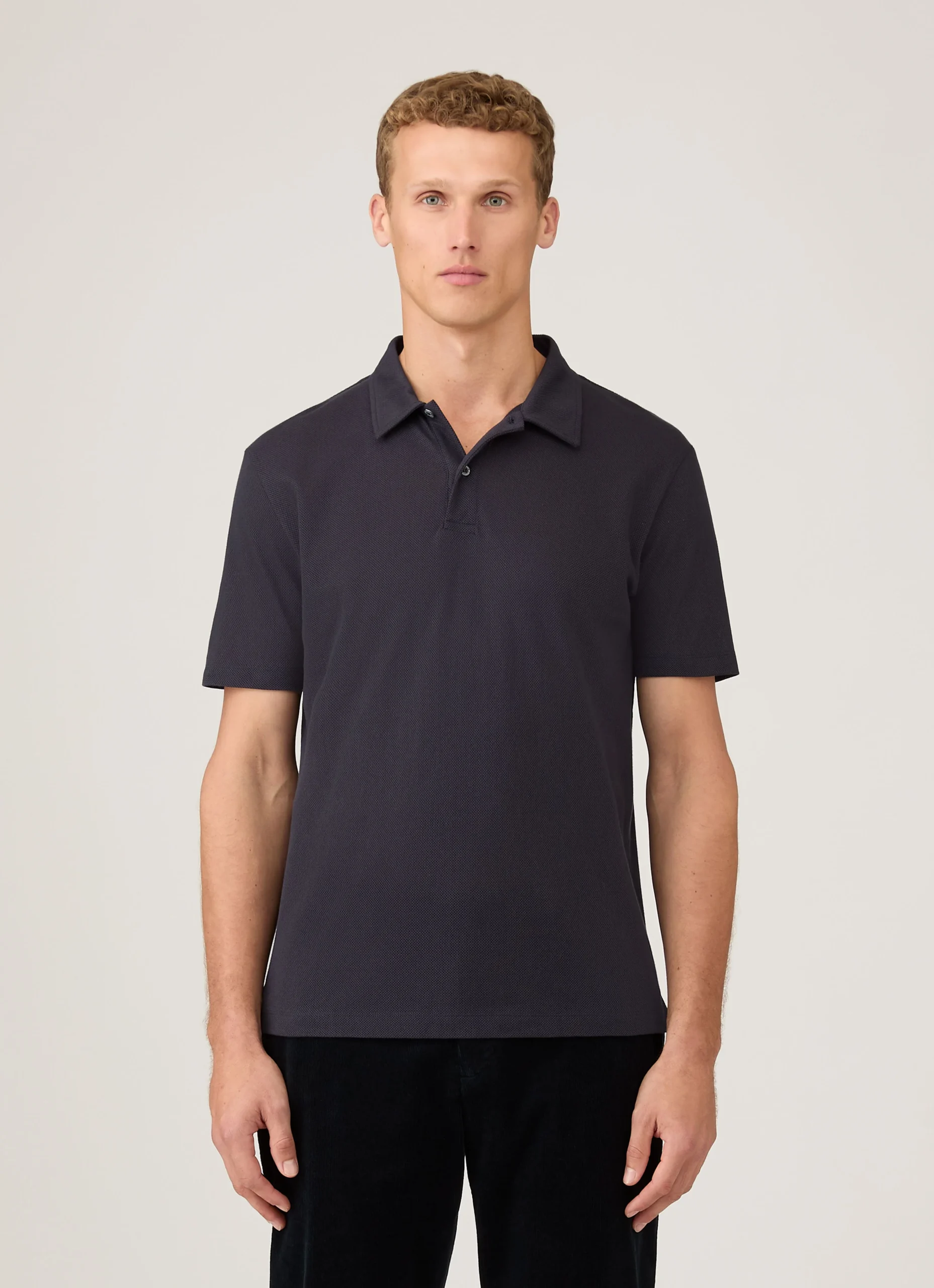 Men&rsquo;s Regular Fit Riviera Polo Shirt in Navy