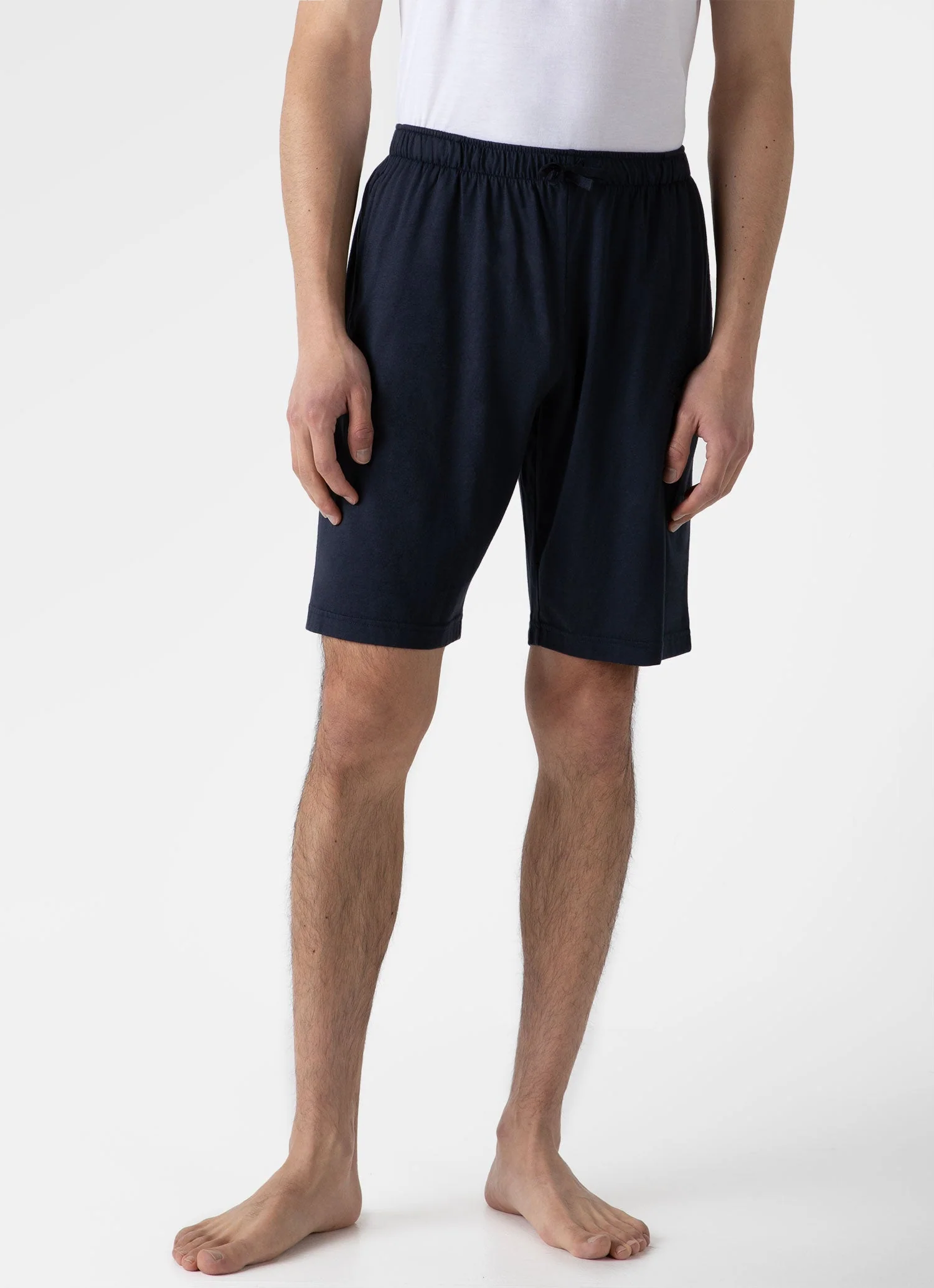 Men&rsquo;s Cotton Modal Lounge Shorts in Navy
