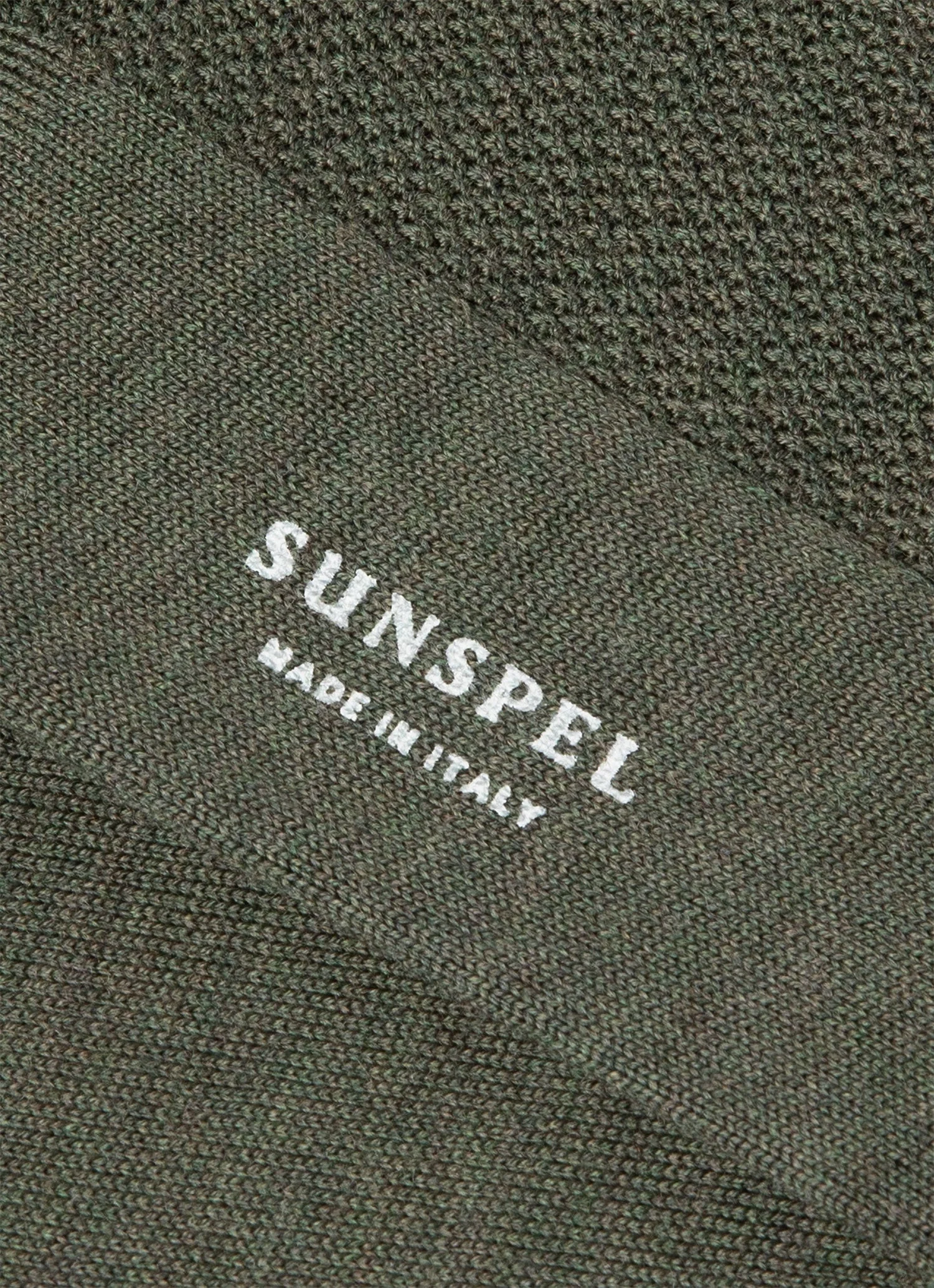 Men&rsquo;s Merino Wool Waffle Socks in Dark Olive