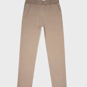 Men's Twill Drawstring Trouser in Dark Stone