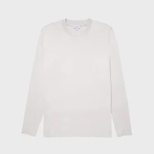 Men's Long Sleeve Heavyweight T-shirt in Putty