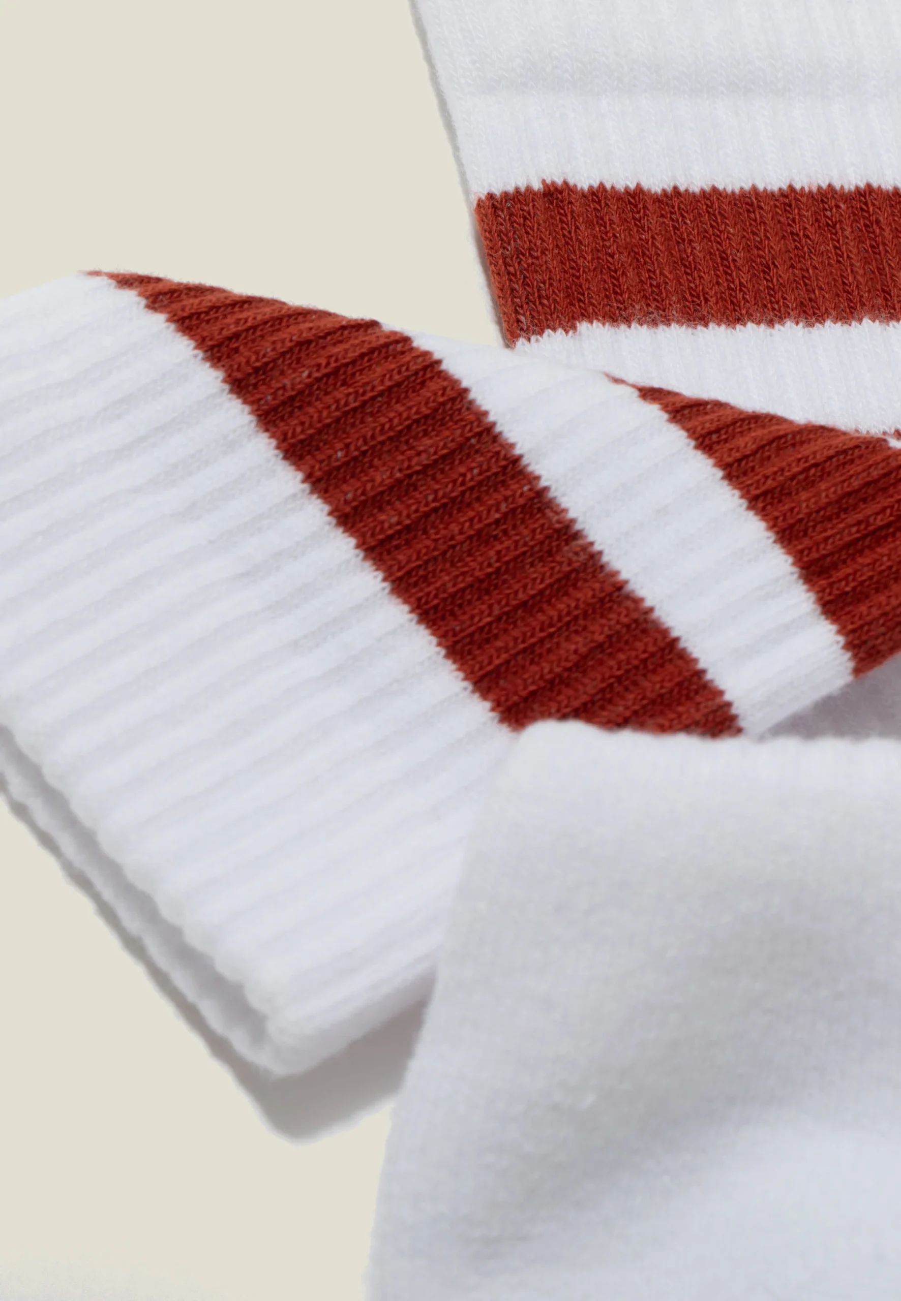 Les chaussettes côtelées
