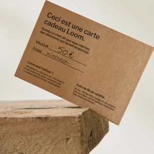 La carte cadeau physique