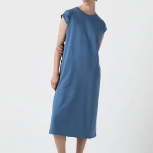 Women's T-shirt Dress in Bluestone