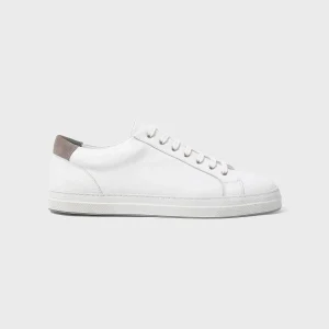 Women's Leather Tennis Shoes in White