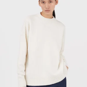 Women's Fisherman Jumper in Ecru