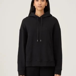 Women's Loopback Hoodie in Black