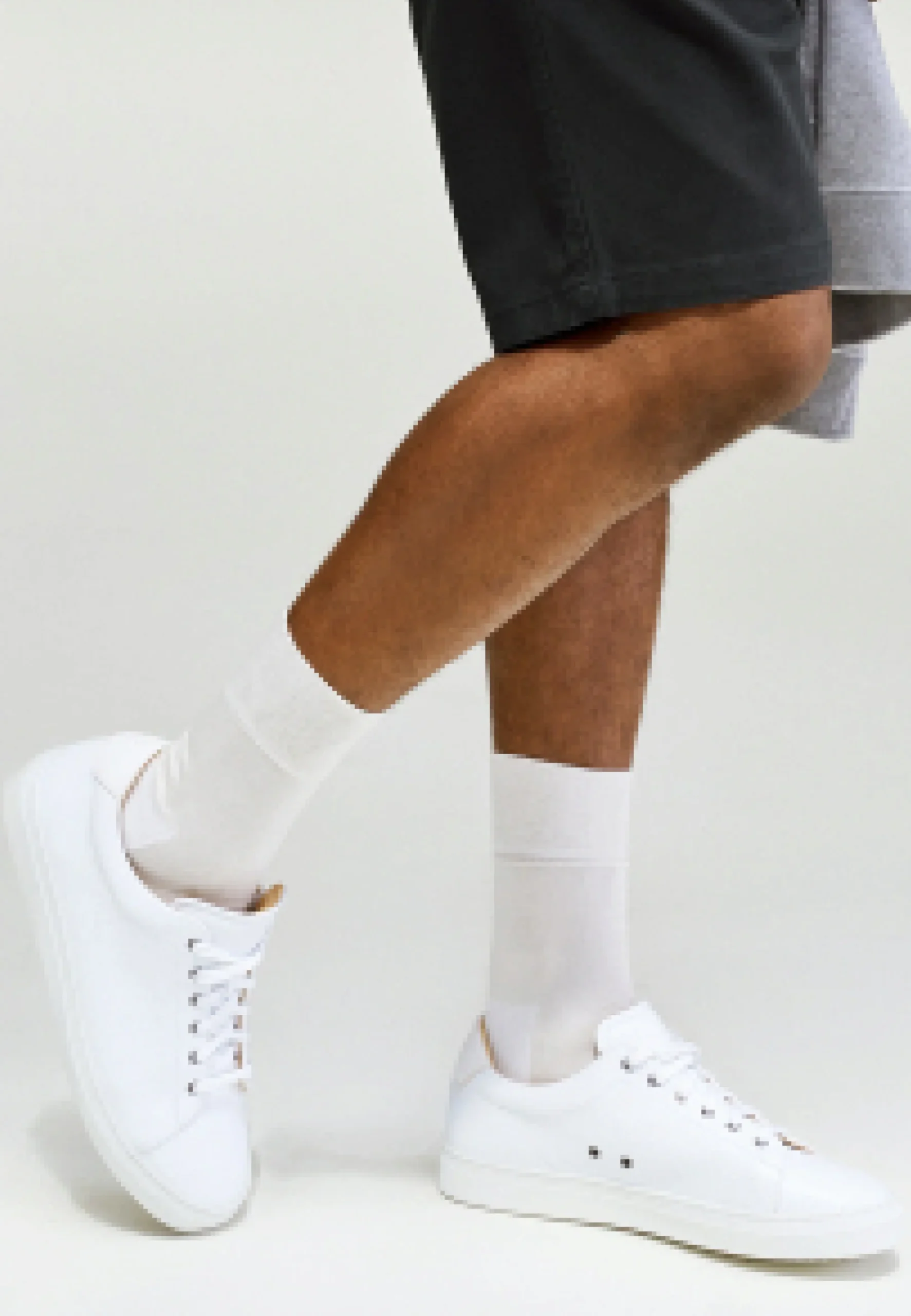 Les chaussettes non teintes